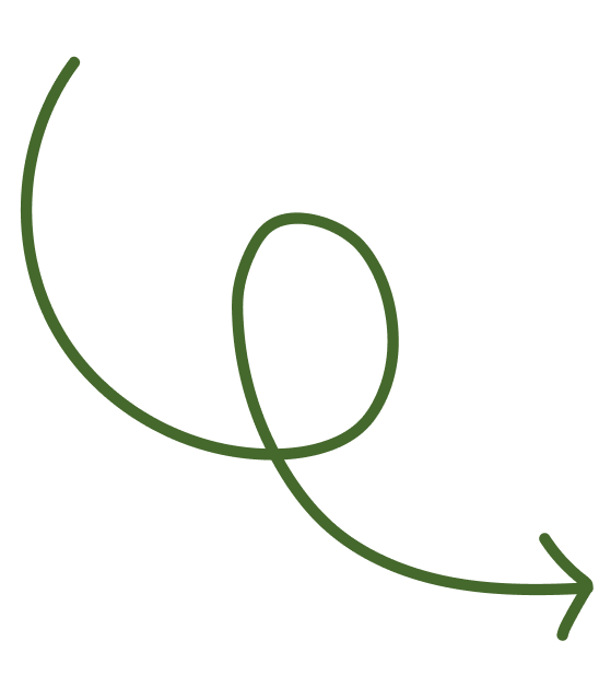 Curved arrow