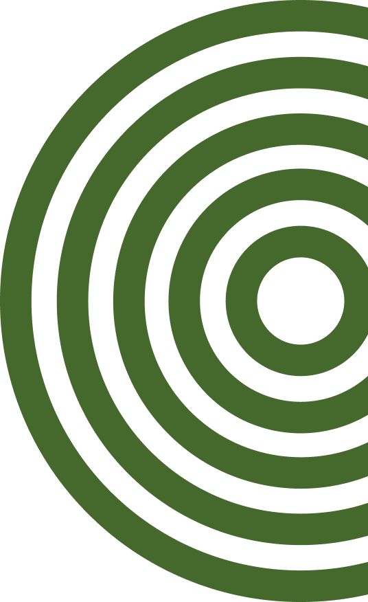 Green circles decoration